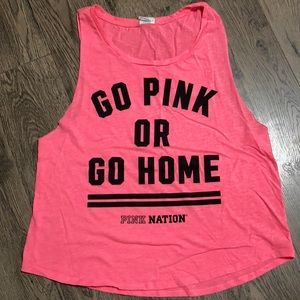 Pink nation top